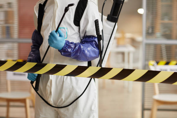 Professional Blood Cleanup technician working in Newburg, WI